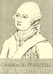 北勋爵（Lord F. North，1732-1792，1830）。 作者 不明