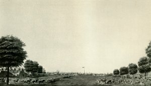 韦尔斯利勋爵（Lord Wellesley）在Ballygunje审查保镖，c1770，c19250。 作者 不明