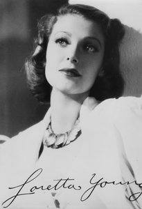 洛雷塔·杨（Loretta Young）1913-2000，美国女演员，C1930年代 作者 不明
