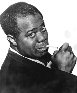 Louis Satchmo Armstrong c1898-1971，美国爵士小号手兼歌手 作者 不明