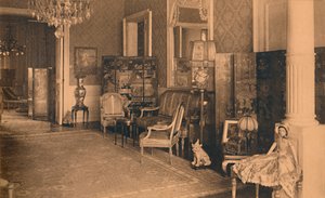 1927年，比利时布鲁塞尔古巴大使馆路易十六室。 作者 不明