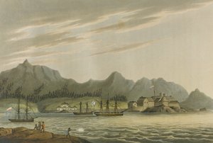 Lysyansky：1803-06年环球航行，在内瓦船上 作者 不明