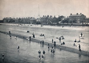 莱瑟姆（Lytham）-从码头出发，1895年 作者 不明