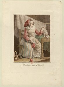 Sans-Culotte夫人，约1794年。 作者 不明