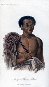 来自萨摩亚群岛的人，1848年 作者 不明