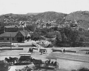 美国科罗拉多州曼尼通（Manitou），c1900年。 作者 不明