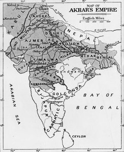 阿克巴尔帝国地图，c1912 作者 不明