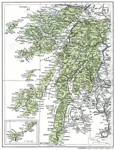 1924-1926年阿盖尔郡地图 作者 不明
