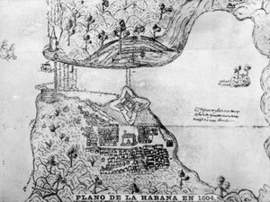 哈瓦那地图（1608年，1920年代） 作者 不明