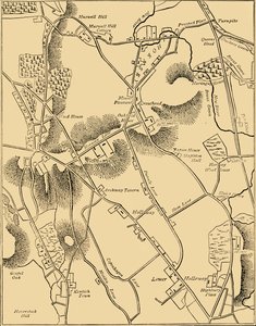 1819年c1876年的霍恩西及邻里地图。 作者 不明