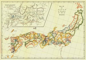 1903年耶野安时的日本各省地图。 作者 不明