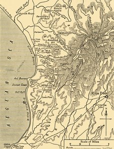 萨里·拜尔（Sari Bair），加里波利半岛地图，第一次世界大战，1915年，c1920年。 作者 不明