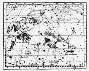 1775年的恒星星座地图 作者 Unbekannt