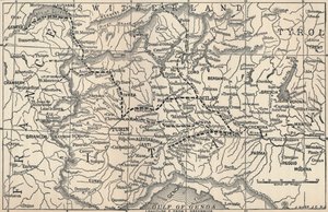马伦哥战役地图，1800年，1896年 作者 不明