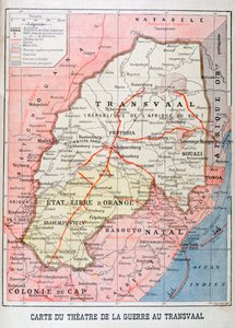 德兰士瓦战争博物馆的地图，1899年 作者 不明