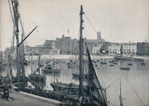 马盖特-港口和码头，1895年 作者 不明
