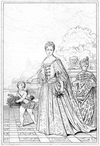 萨沃伊（Savoy）的玛丽·阿德莱德（Marie Adelaide），勃艮第公爵夫人，17世纪 作者 不明