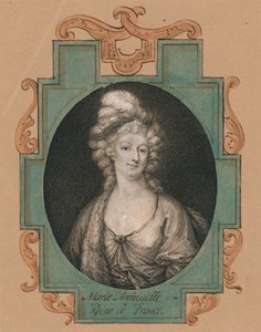 玛丽·安托瓦内特（Marie Antoinette），法国女王，十九世纪。 作者 不明