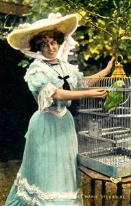 玛丽·斯图霍尔姆（Marie Studholme）1872-1930，英国女演员，1904年 作者 不明