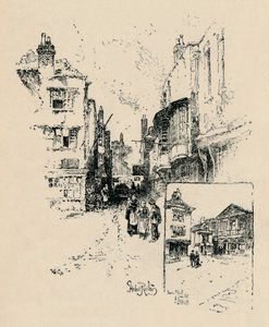 温莎市场街，1895年 作者 不明