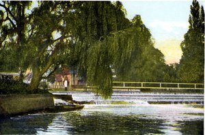 Marlow Weir，白金汉郡，二十世纪 作者 不明