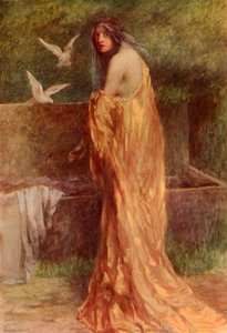 玛拉脱下了她的金色礼服》，1917年。 作者 不明