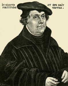 马丁·路德（Martin Luther），c1520-1530，1890年。 作者 不明