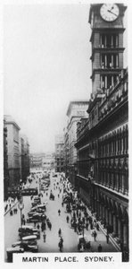 悉尼马丁广场，1928年 作者 不明