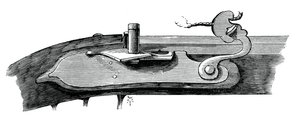火柴锁，十七世纪末，来自伦敦塔，大约1880年 作者 不明
