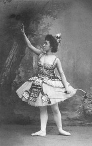 Matilda Kschessinska在芭蕾舞剧《法老王的女儿》中饰演Aspicia公主 作者 不明