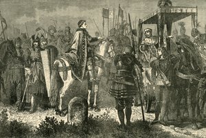 马蒂亚斯·科维努斯（Matthias Corvinus）和乔治·波迪布雷德（George Podiebrad）在1890年斯皮尔伯格之前的营地。 作者 不明