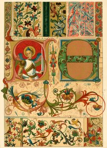 中世纪插图手稿，1898年。   作者 不明