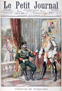 沙皇尼古拉斯二世和威廉二世皇帝会议，1903年，德国威斯巴登 作者 不明