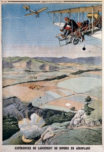 法国航空兵在沙隆进行炸弹练习的成员，1912年 作者 不明