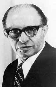 Menachem Begin，1913年至1992年，波兰出生的以色列政治家，1978年 作者 不明