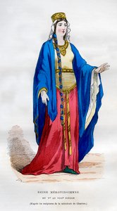 Merovingian女王，5-8世纪1882-1884年 作者 不明