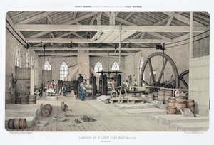 Metals, Zinc Zinc rolling-mill, St Louis, near Bray, France 作者 不明