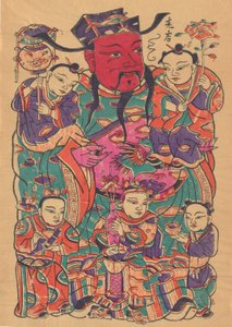 军事门神，20世纪初。 作者 不明