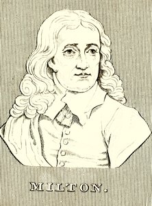 弥尔顿（1608-1674，1830）。 作者 不明
