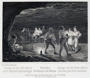 Mine de sel: la traversee du lac sale, a l