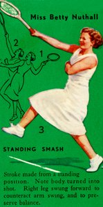 贝蒂·努萨（Betty Nuthall）小姐-站立粉碎，c1935年。 作者 不明