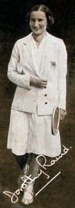 1934年温网女冠军多萝西·朗德小姐 作者 不明
