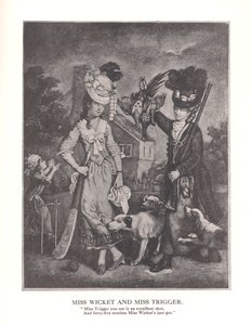 Wicket小姐和MissTrigger小姐，c1778，1912年 作者 不明