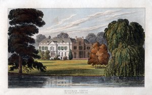 米奇·格罗夫（Mitcham Grove），萨里，亨利·霍尔（Henry Hoare）所在地，c1827 作者 不明