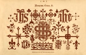 会标，十字架，1862年 作者 不明