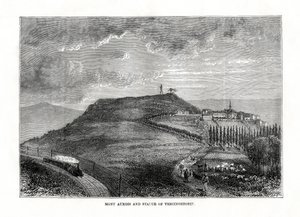 Mont Auxois和法国Vercingetorix雕像，1879年 作者 不明