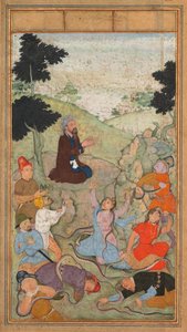 摩西从Mirat al-quds ...，1602-1604祈祷结束蛇对以色列人的袭击。 作者 不明