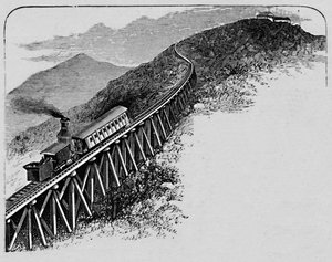 华盛顿山铁路，1883年 作者 不明