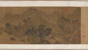 山区景观，1550-1644。 作者 不明