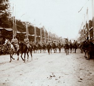 装甲部队，胜利大游行，法国巴黎，c1918-c1919 作者 不明